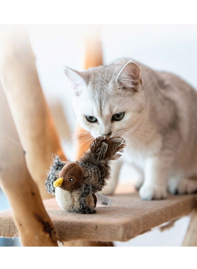 NKX Interactive Cat Toy with Chirping Bird - Image 2
